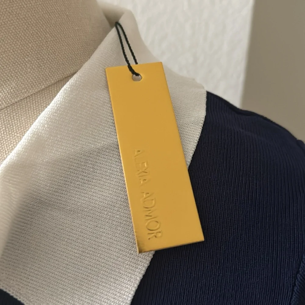 Alexia Admor Francine Dress in Navy - Size Small | NWT - Picture 5 of 7